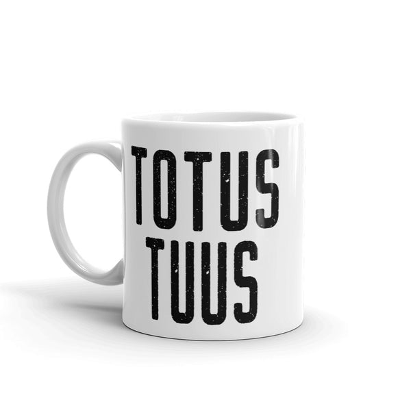 Totus Tuus Mug - Pope John Paul II "Totally Yours" - Catholic Pope Motto - Nun Priest Deacon Gift - Baptism RCIA Confirmation Graduation