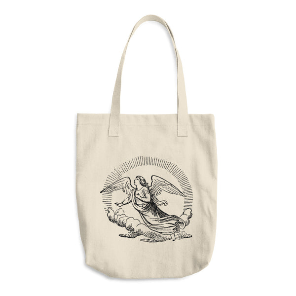 Angel Tote Bag - Vintage Catholic Image - Catholic Gift Idea