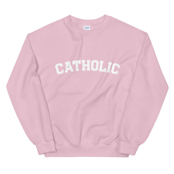 Catholic Sweatshirt - Inspirational Catholic Apparel - Unisex Sweatshirt - Priest Nun Deacon - Baptism RCIA Confirmation Graduation Gift