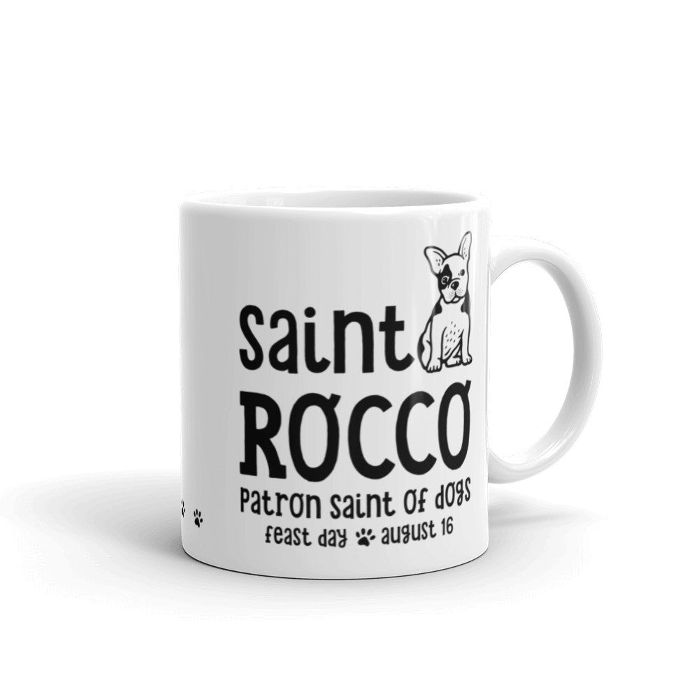 St. Rocco Mug - Patron Saint of Dogs - Catholic Dog Lover Gift