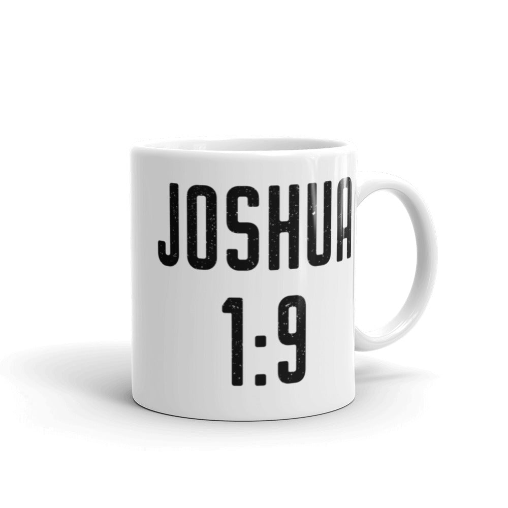 Joshua 1:9 Bible Verse Mug - "Do not fear" Coffee Cup - Catholic Encouragement Gift Idea