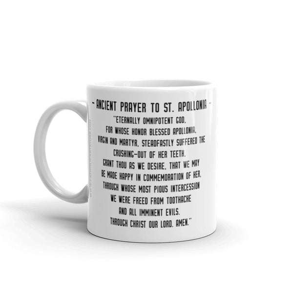 St. Apollonia Mug - Patron Saint of Dentistry - Catholic Dentist and Dental Hygienist Gift