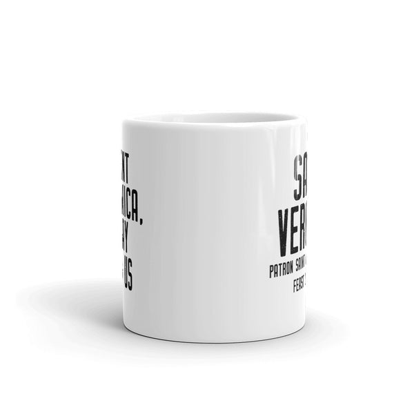 St. Veronica Pray for Us Mug, Patron Saint of Photographers, Catholic Photography Gift, Art Student Mug, Catholic Female Saint Gift