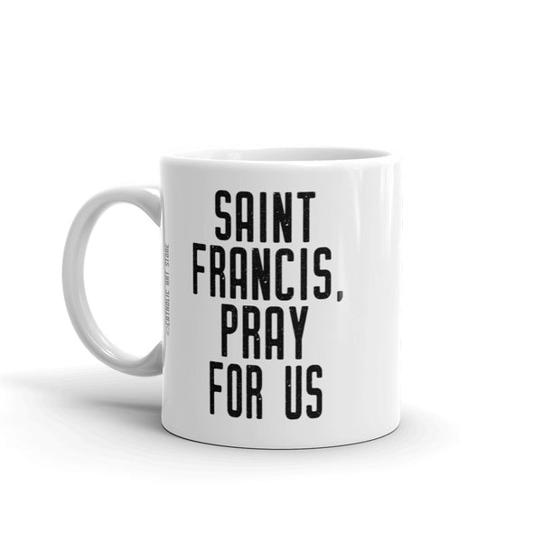 St. Francis of Assisi Mug, Patron Saint Animals, Animal Lover Gift, Veterinarian Mug, Veterinary Graduation Gift, Pet Sitter Thank You, Dog Walker Mug