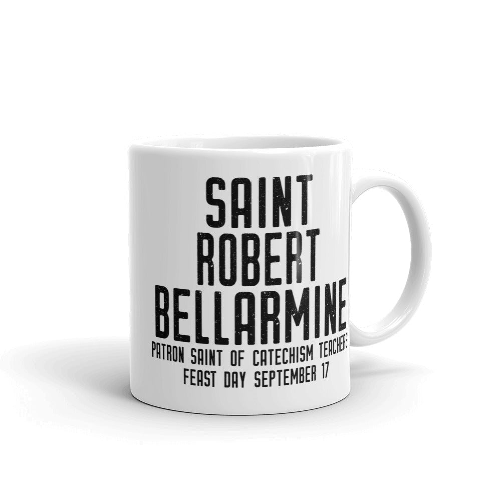 St. Robert Bellarmine Pray for Us Mug, Patron Saint of Catechism Teachers, Catholic Thank You Gift, Sunday School Helper Gift, Catechist Mug