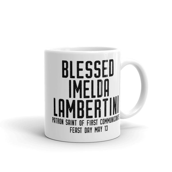 Blessed Imelda Lambertini Pray for Us Mug, Patron Saint of First Communicants, 1st Holy Communion Gift, Dominican Nun Mug, Italian Saint Mug