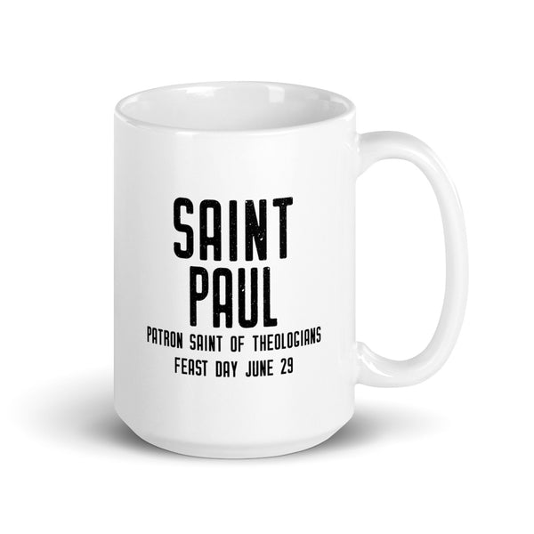 St. Paul Pray for Us Mug - Patron Saint of Theologians - Catholic Theology School Student Gift – Seminary Graduation