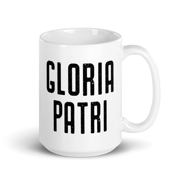 Gloria Patri Latin Prayer Mug - Catholic Coffee Cup - Priest, Nun, Deacon, & Clergy Gift Idea