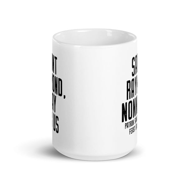St. Raymond Nonnatus Pray for Us Mug, Patron Saint Midwives, Catholic Midwife Prayer, Obstetrician Graduation Mug, Catholic Thank You Gift, Mercedarian Order Gift