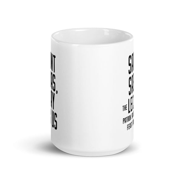St. Sabas the Lector Pray for Us Mug, Patron Saint of Lectors, Catholic Reader Mug, Catholic Parish Gift, Liturgical Mass Thank You Gift