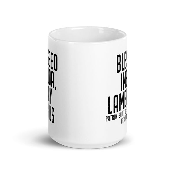 Blessed Imelda Lambertini Pray for Us Mug, Patron Saint of First Communicants, 1st Holy Communion Gift, Dominican Nun Mug, Italian Saint Mug