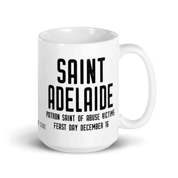 St. Adelaide Mug, Patron Saint Abuse Victims, Catholic Prayer Mug, Survivor Mug, Inspirational Social Worker Gift, Thank You Gift