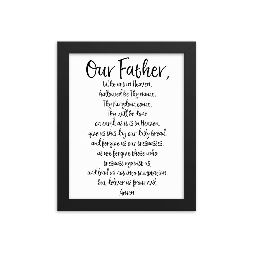 Our Father Prayer - The Lord's Prayer Framed Catholic Art - Catholic P – Catholic Art Store our-father-prayer-the-lord-s-prayer-framed-catholic-art-catholic-p-catholic-art-store