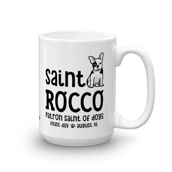 St. Rocco Mug - Patron Saint of Dogs - Catholic Dog Lover Gift