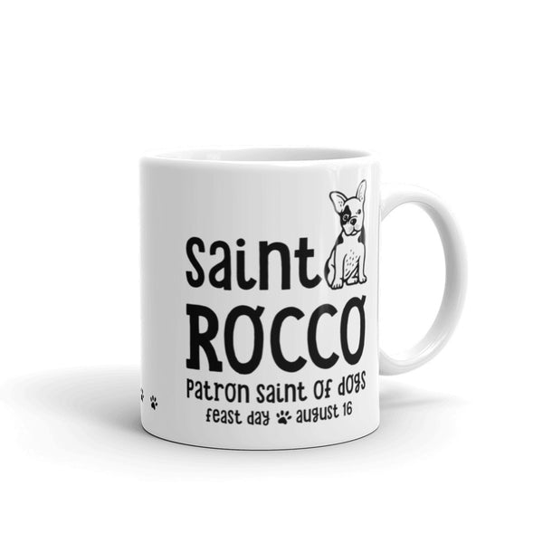 St. Rocco Mug - Patron Saint of Dogs - Catholic Dog Lover Gift