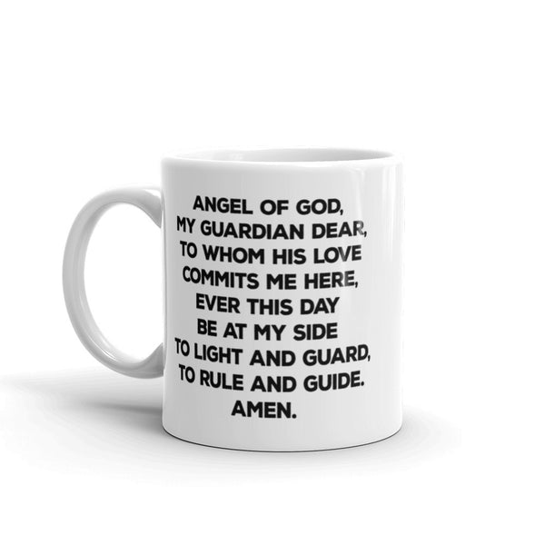 Guardian Angel Prayer Mug - Catholic Birthday Gift Idea