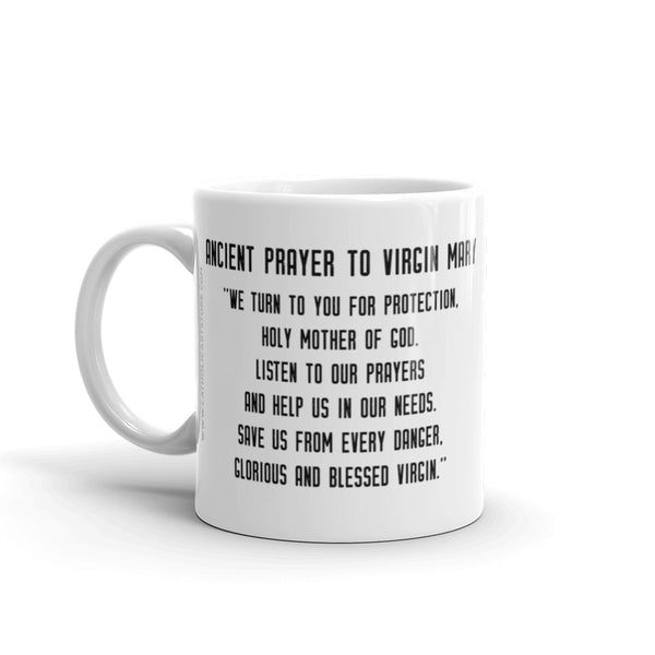 Blessed Virgin Mary Prayer Mug - Catholic Protection Prayer