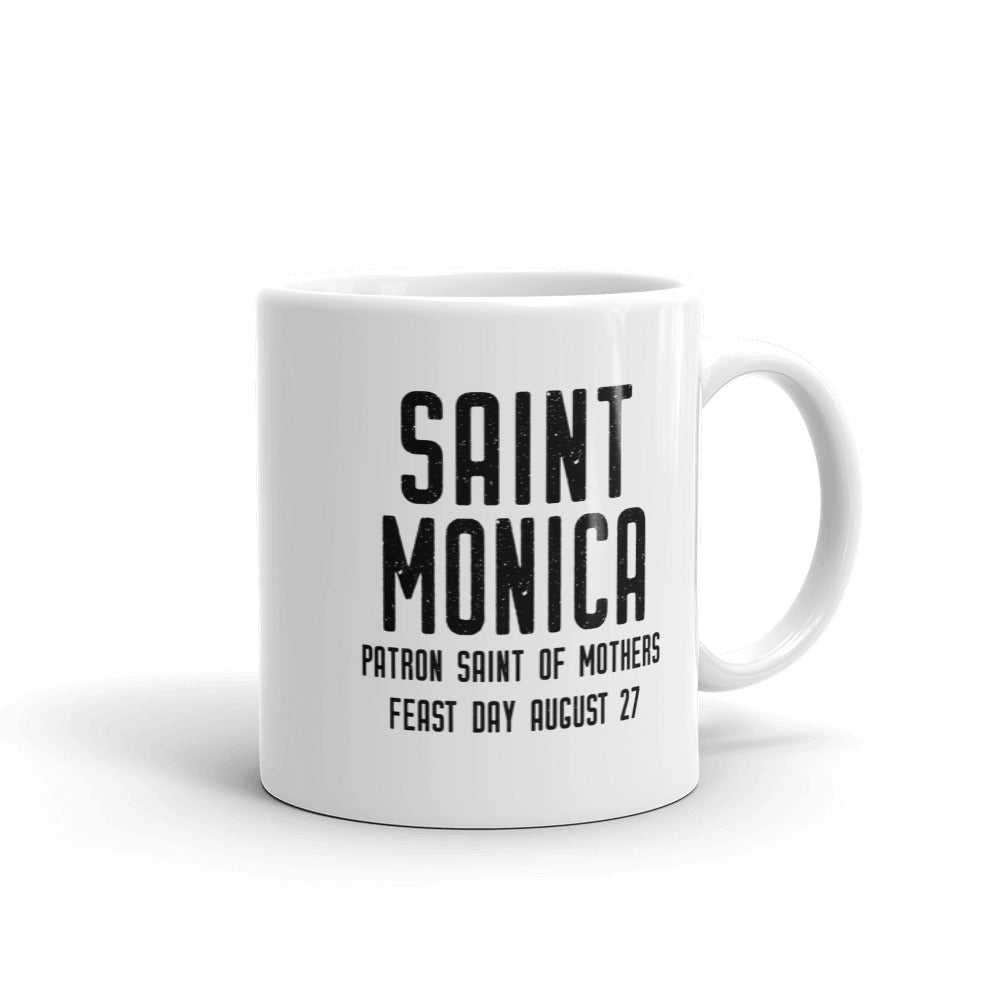 St. Monica Pray for Us Mug - Patron Saint of Mothers - Catholic Mom Gift – Nun Sister Mom RCIA Confirmation Graduation Baptism