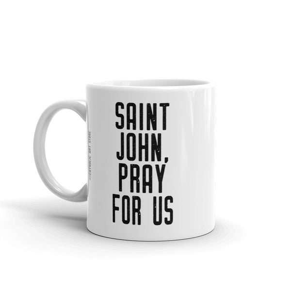 St. John Bosco Pray for Us Mug - Patron Saint of Youth – Catholic Gift for Child – Kid Children Grandchild Grandson Granddaughter Student RCIA Confirmation Graduation Baptism