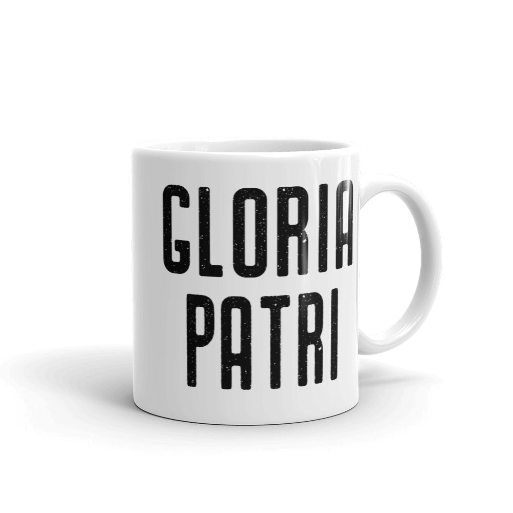 Gloria Patri Latin Prayer Mug - Catholic Coffee Cup - Priest, Nun, Deacon, & Clergy Gift Idea