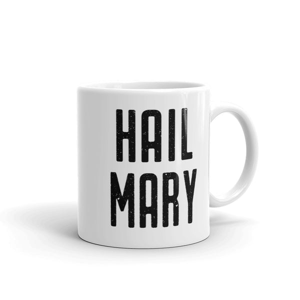 Hail Mary Prayer Mug - Catholic Marian Devotion - Inspirational Gift