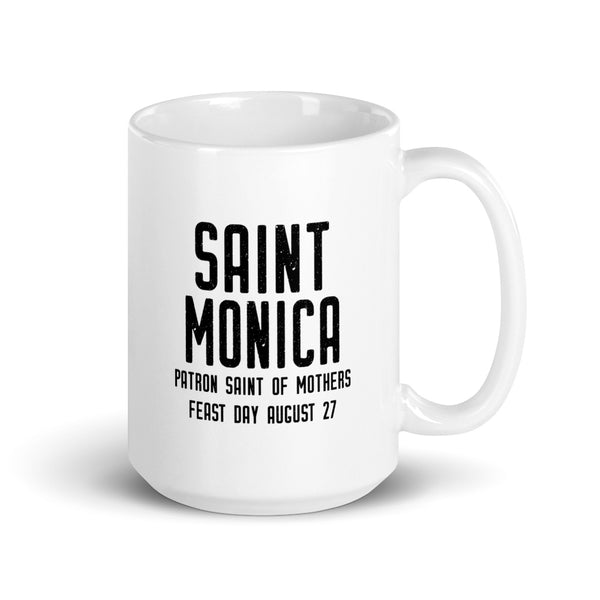 St. Monica Pray for Us Mug - Patron Saint of Mothers - Catholic Mom Gift – Nun Sister Mom RCIA Confirmation Graduation Baptism