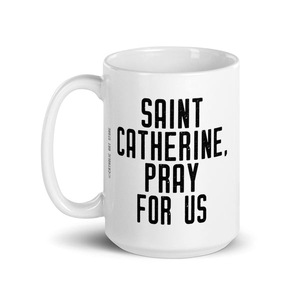 St. Catherine of Bologna Pray for Us Mug, Patron Saint Artists, Artist Mug, Catholic Art School Graduation Gift, Priest Nun Female RCIA Gift
